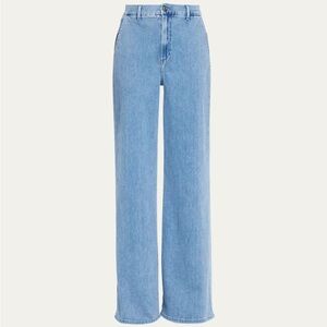 Le Jean Jude Ankle Trouser Sky Blue Women's Straight Leg Jeans